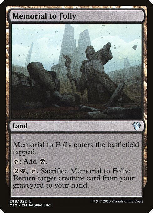 Memorial to Folly — art by Sung Choi