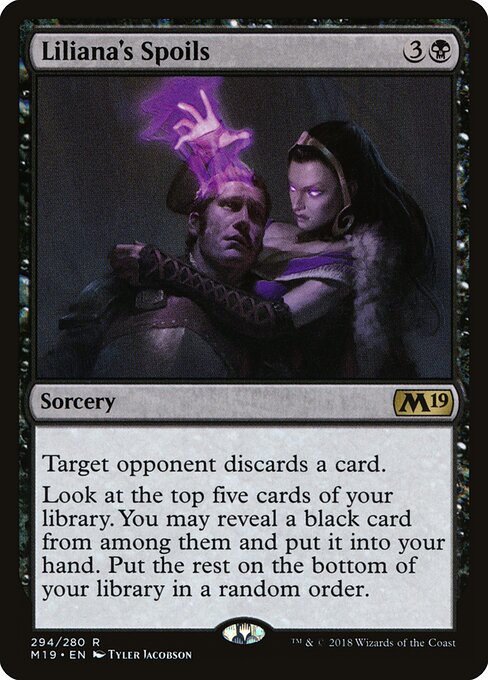 Liliana's Spoils — art by Tyler Jacobson