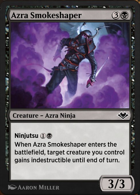 Azra Smokeshaper — art by Aaron Miller