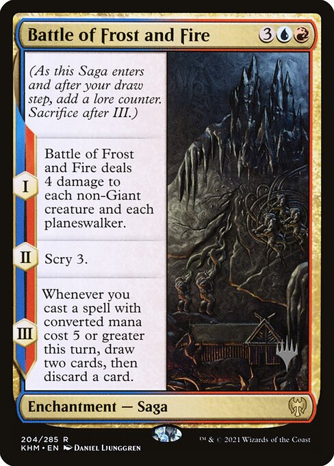 Battle of Frost and Fire — art by Daniel Ljunggren