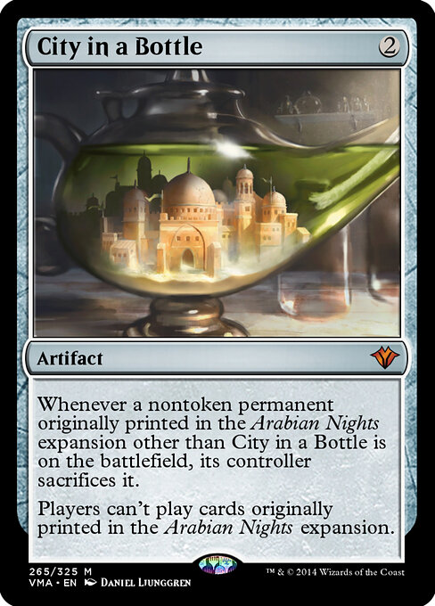 City in a Bottle — art by Daniel Ljunggren