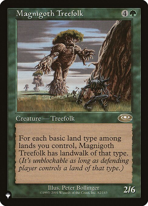 Magnigoth Treefolk — art by Peter Bollinger