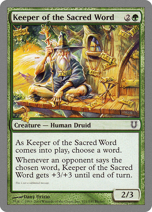 Keeper of the Sacred Word — art by Dany Orizio