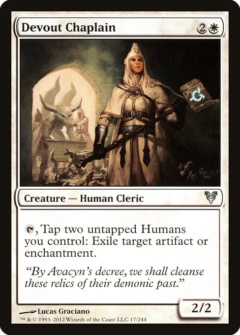 Devout Chaplain — art by Lucas Graciano