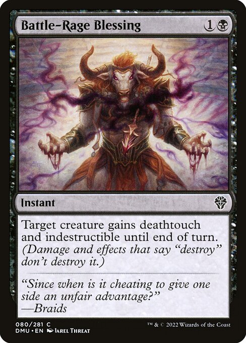 Battle-Rage Blessing — art by Jarel Threat