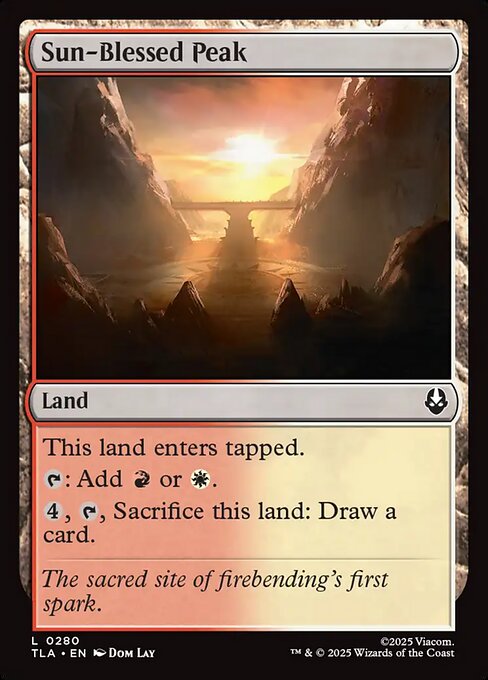 Sun-Blessed Peak — art by Dom Lay