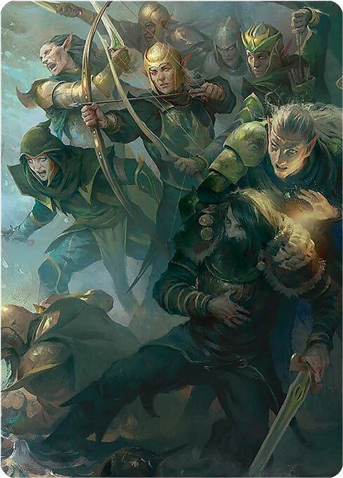Galadhrim Brigade // Galadhrim Brigade — art by Alexander Mokhov
