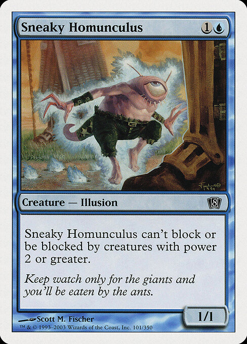 Sneaky Homunculus — art by Scott M. Fischer