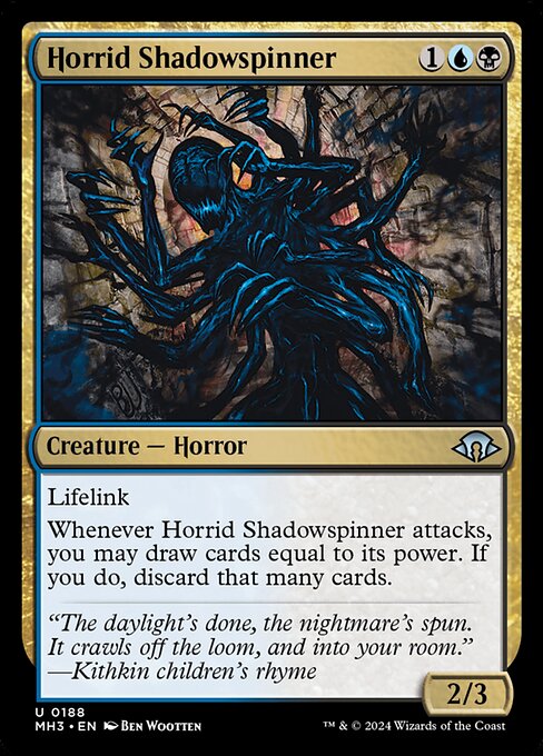 Horrid Shadowspinner — art by Ben Wootten