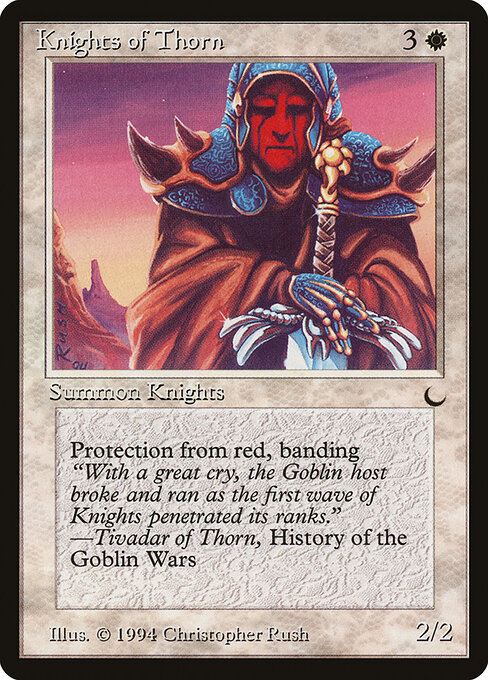 Knights of Thorn — art by Christopher Rush