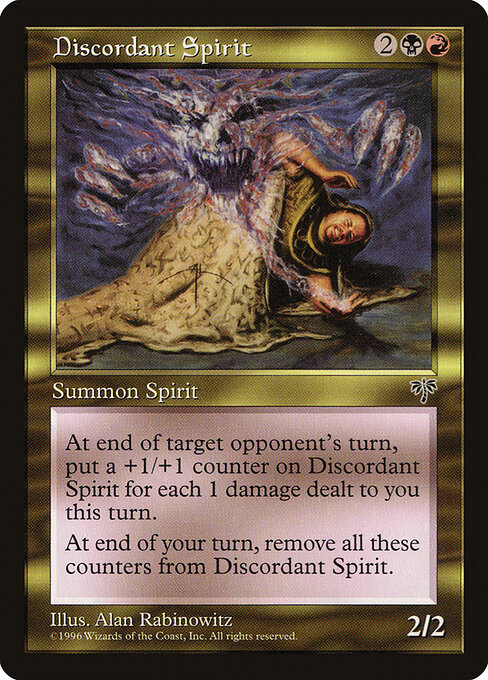 Discordant Spirit — art by Alan Rabinowitz