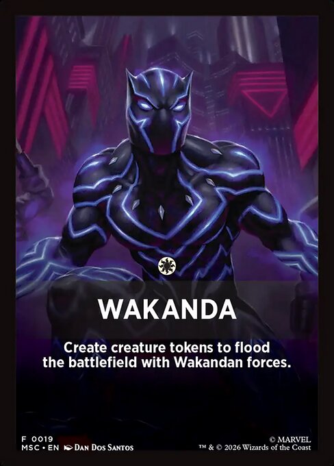 Wakanda — art by Dan Dos Santos