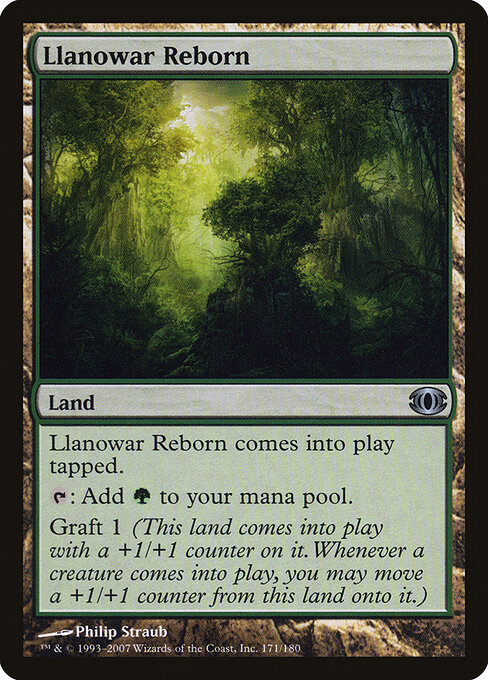 Llanowar Reborn — art by Philip Straub