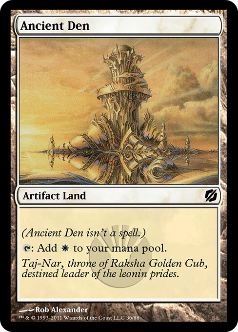 Ancient Den — art by Rob Alexander