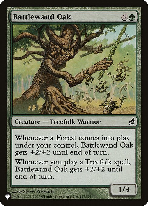 Battlewand Oak — art by Steve Prescott