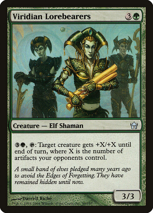 Viridian Lorebearers — art by Darrell Riche