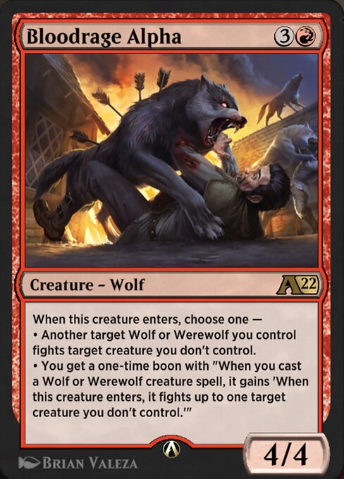 Bloodrage Alpha — art by Brian Valeza