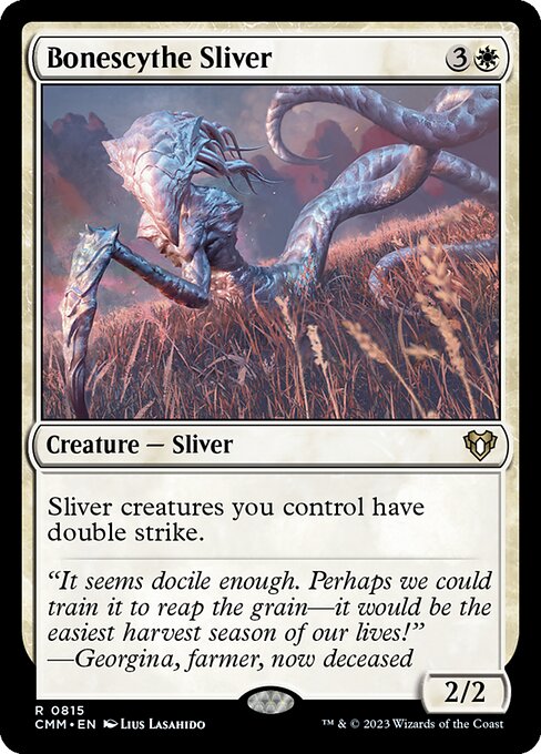 Bonescythe Sliver — art by Lius Lasahido