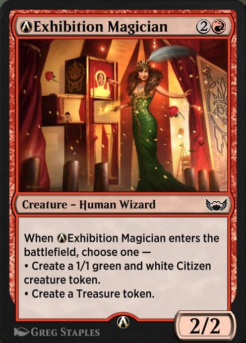 A-Exhibition Magician — art by Greg Staples
