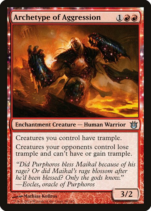 Archetype of Aggression — art by Mathias Kollros