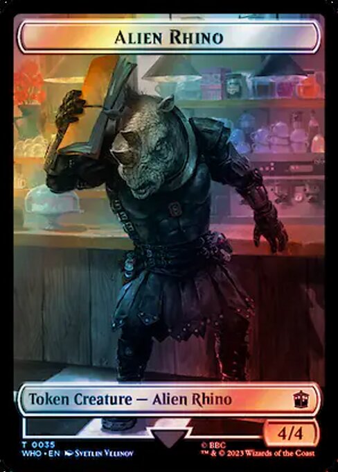 Alien Rhino — art by Svetlin Velinov