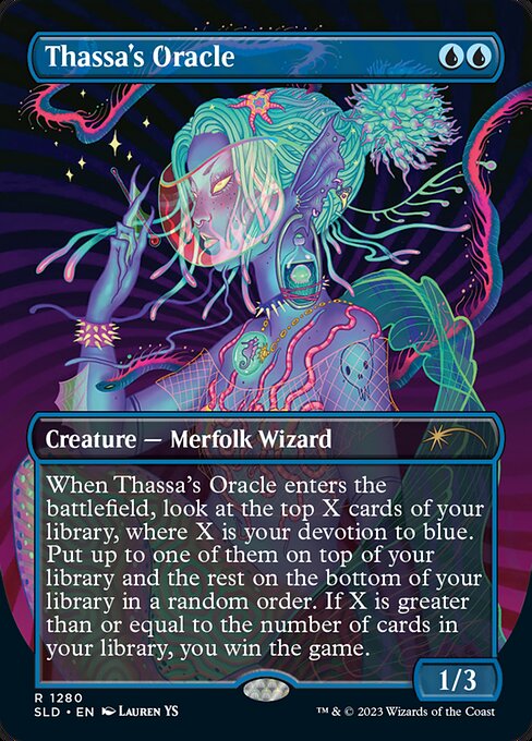 Thassa's Oracle — art by Lauren YS