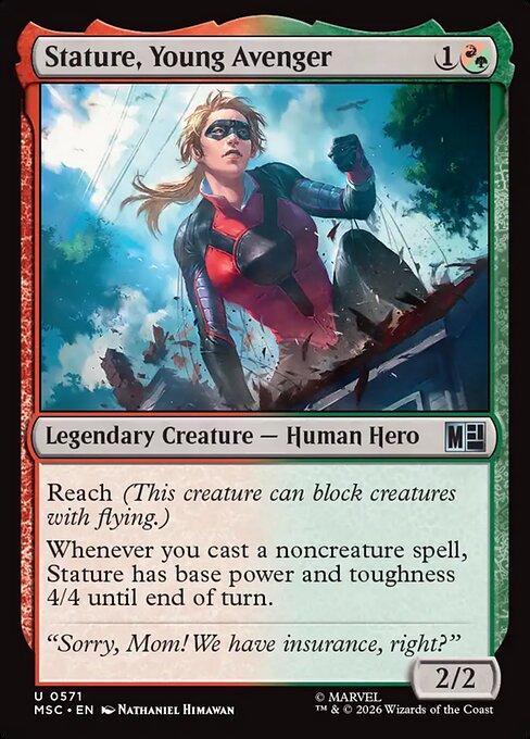 Stature, Young Avenger — art by Nathaniel Himawan
