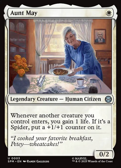 Aunt May — art by Randy Gallegos