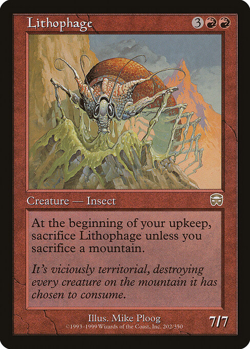 Lithophage — art by Mike Ploog