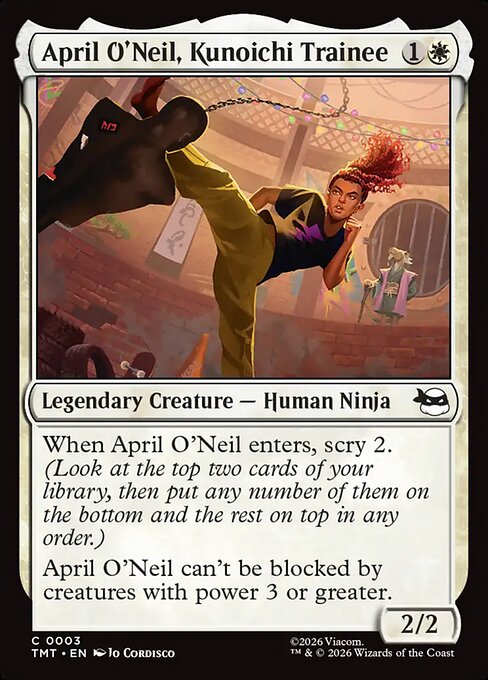 April O'Neil, Kunoichi Trainee — art by Jo Cordisco