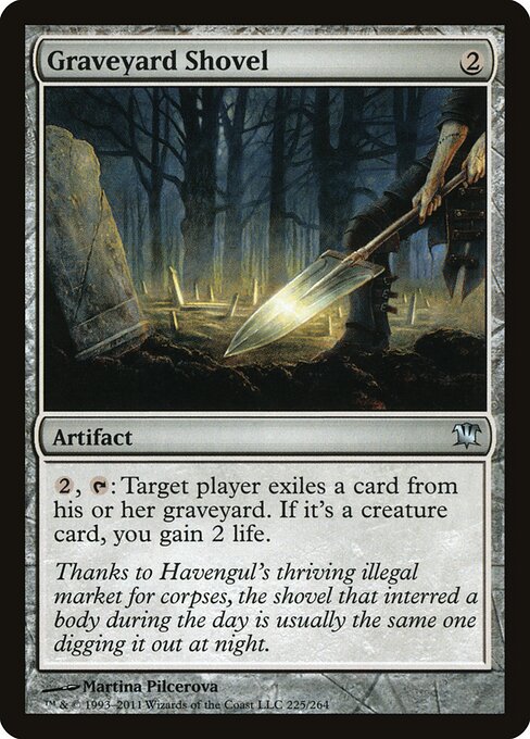 Graveyard Shovel — art by Martina Pilcerova