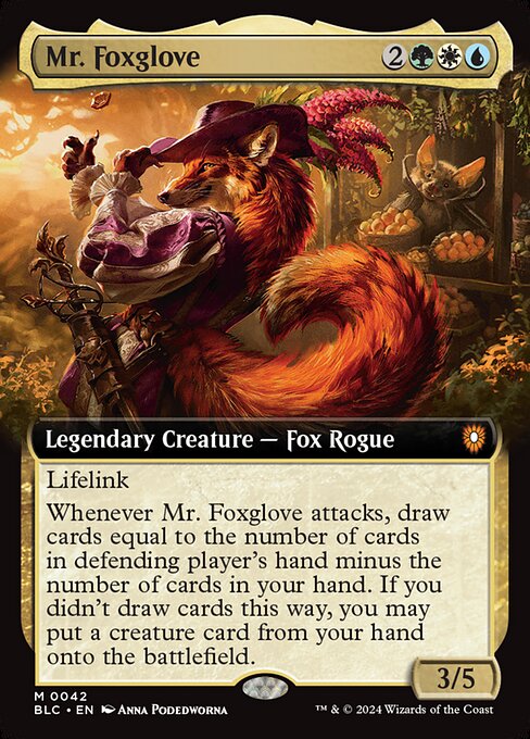 Mr. Foxglove — art by Anna Podedworna