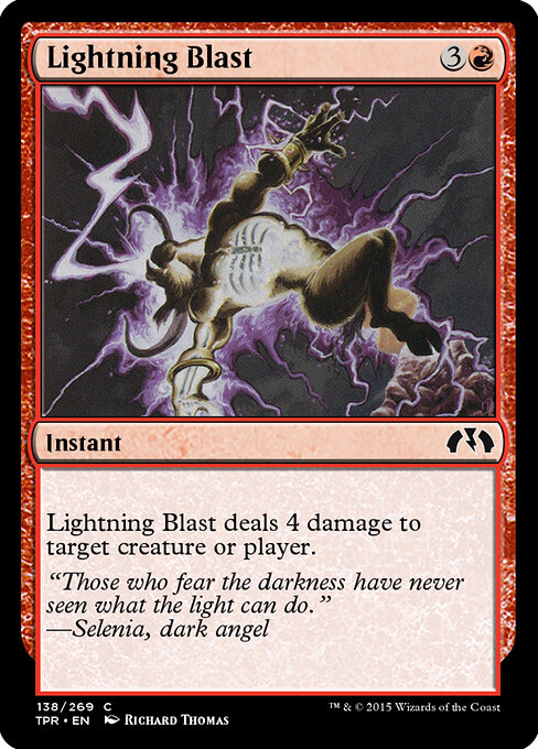 Lightning Blast — art by Richard Thomas
