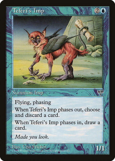 Teferi's Imp — art by Una Fricker