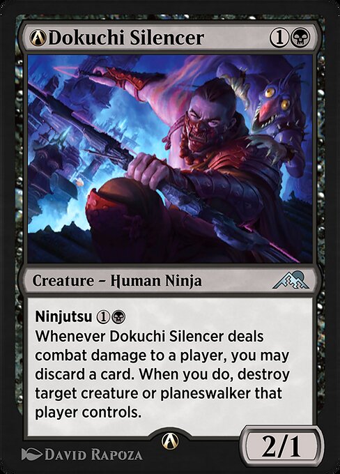 A-Dokuchi Silencer — art by David Rapoza