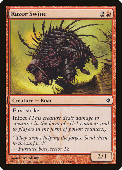 Razor Swine — art by Dave Allsop