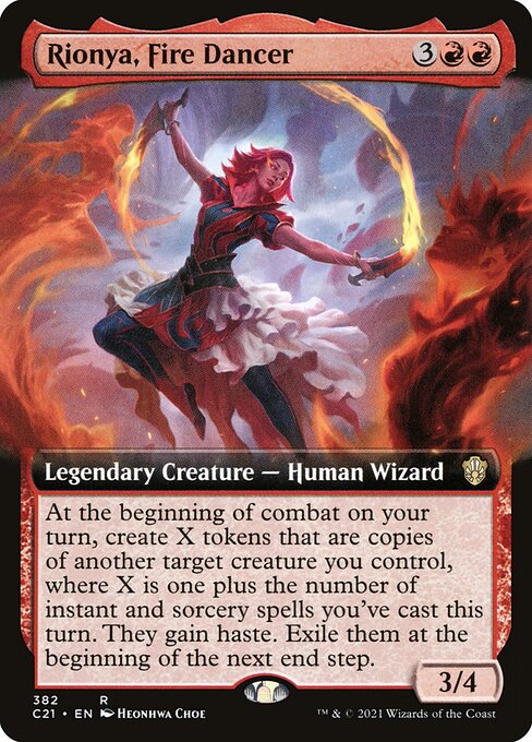 Rionya, Fire Dancer — art by Heonhwa