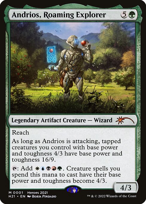 Andrios, Roaming Explorer — art by Borja Pindado
