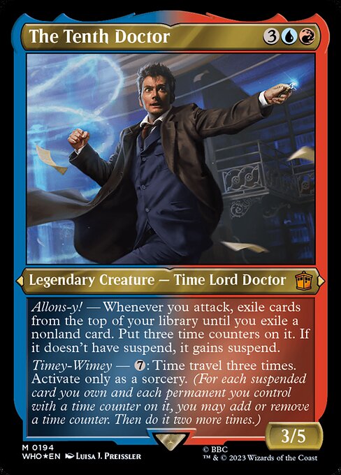 The Tenth Doctor — art by Luisa J. Preissler
