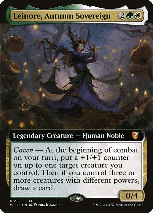Leinore, Autumn Sovereign — art by Fariba Khamseh