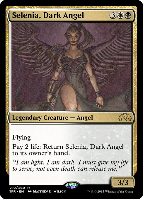 Selenia, Dark Angel — art by Matthew D. Wilson