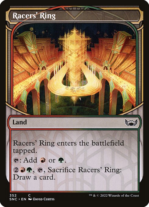 Racers' Ring — art by David Curtis