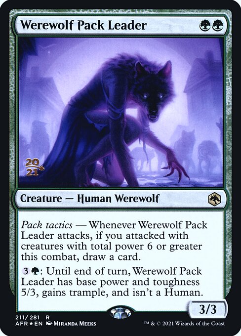 Werewolf Pack Leader — art by Miranda Meeks