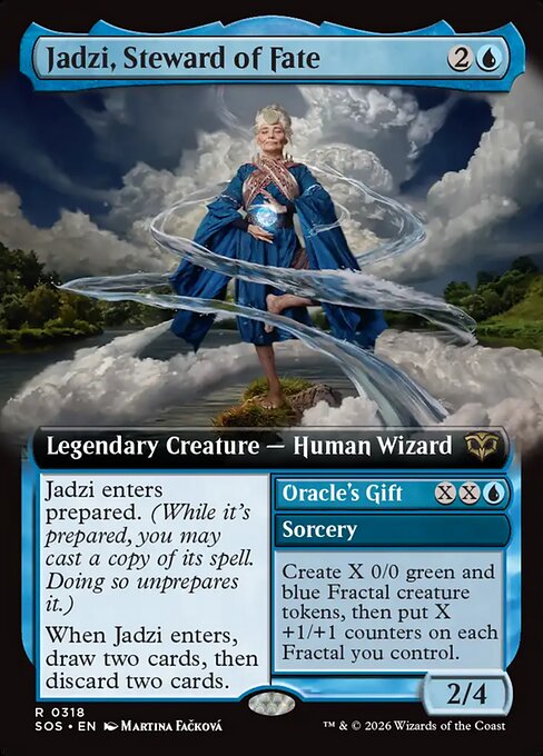 Jadzi, Steward of Fate // Oracle's Gift — art by Martina Fačková