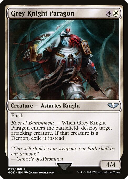 Grey Knight Paragon — art by Games Workshop