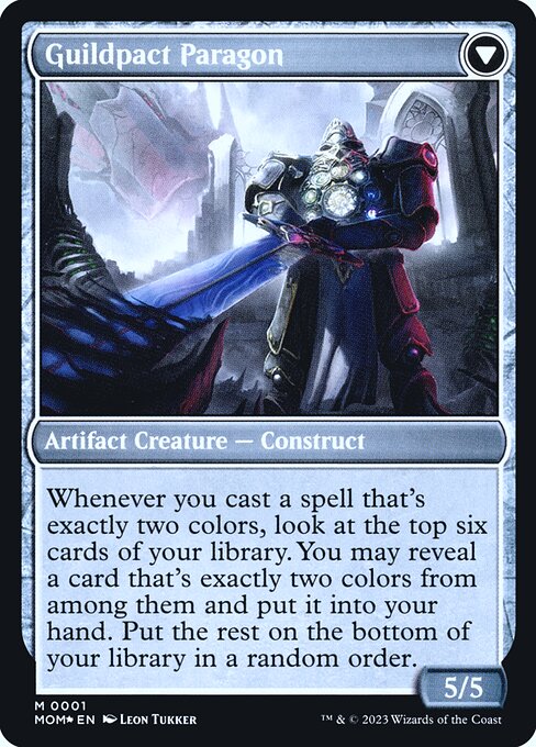 Invasion of Ravnica // Guildpact Paragon — art by Leon Tukker