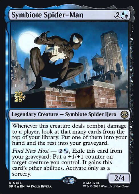 Symbiote Spider-Man — art by Paolo Rivera
