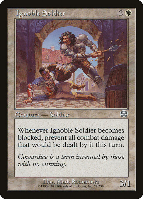 Ignoble Soldier — art by Mark Romanoski