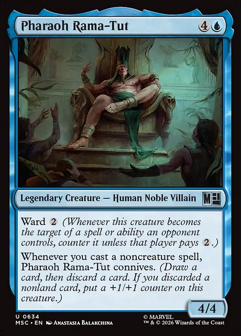 Pharaoh Rama-Tut — art by Anastasia Balakchina