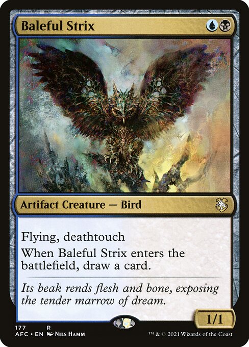 Baleful Strix — art by Nils Hamm